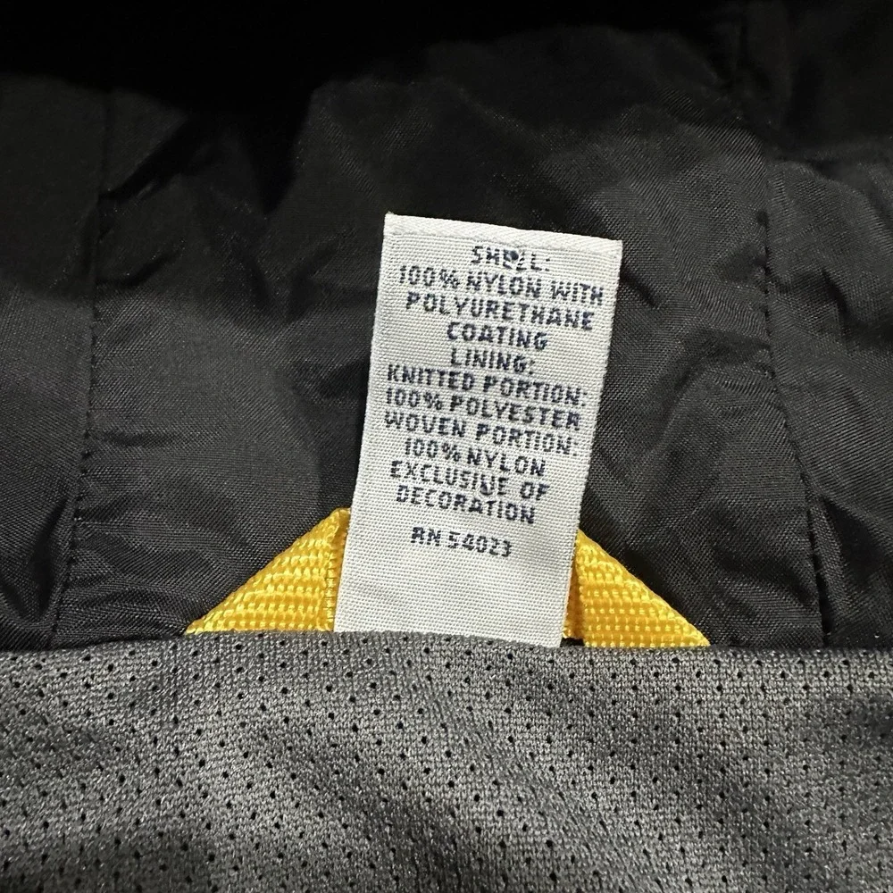 GAP Kids Large (10–12) Navy Hooded Windbreaker Jacket Yellow Lining - Picture 4 of 8